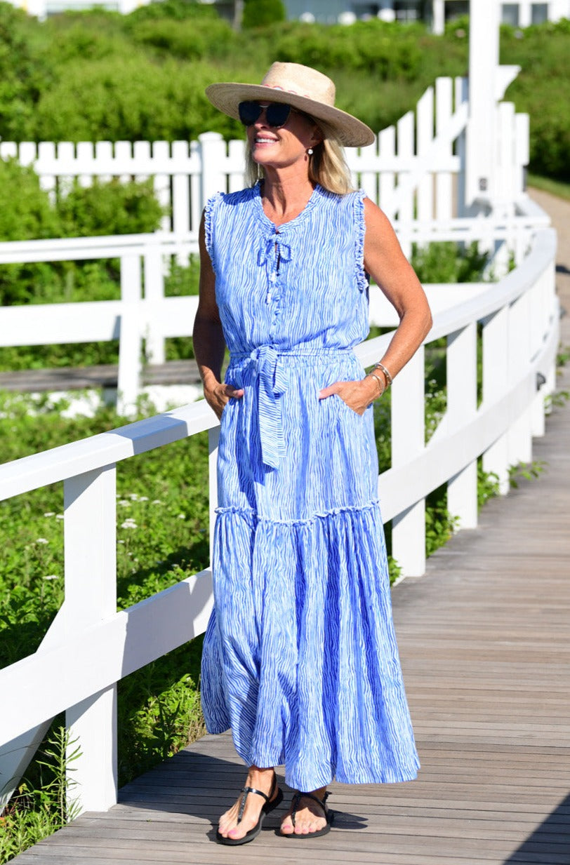 Alexis Dress / Blue Wave