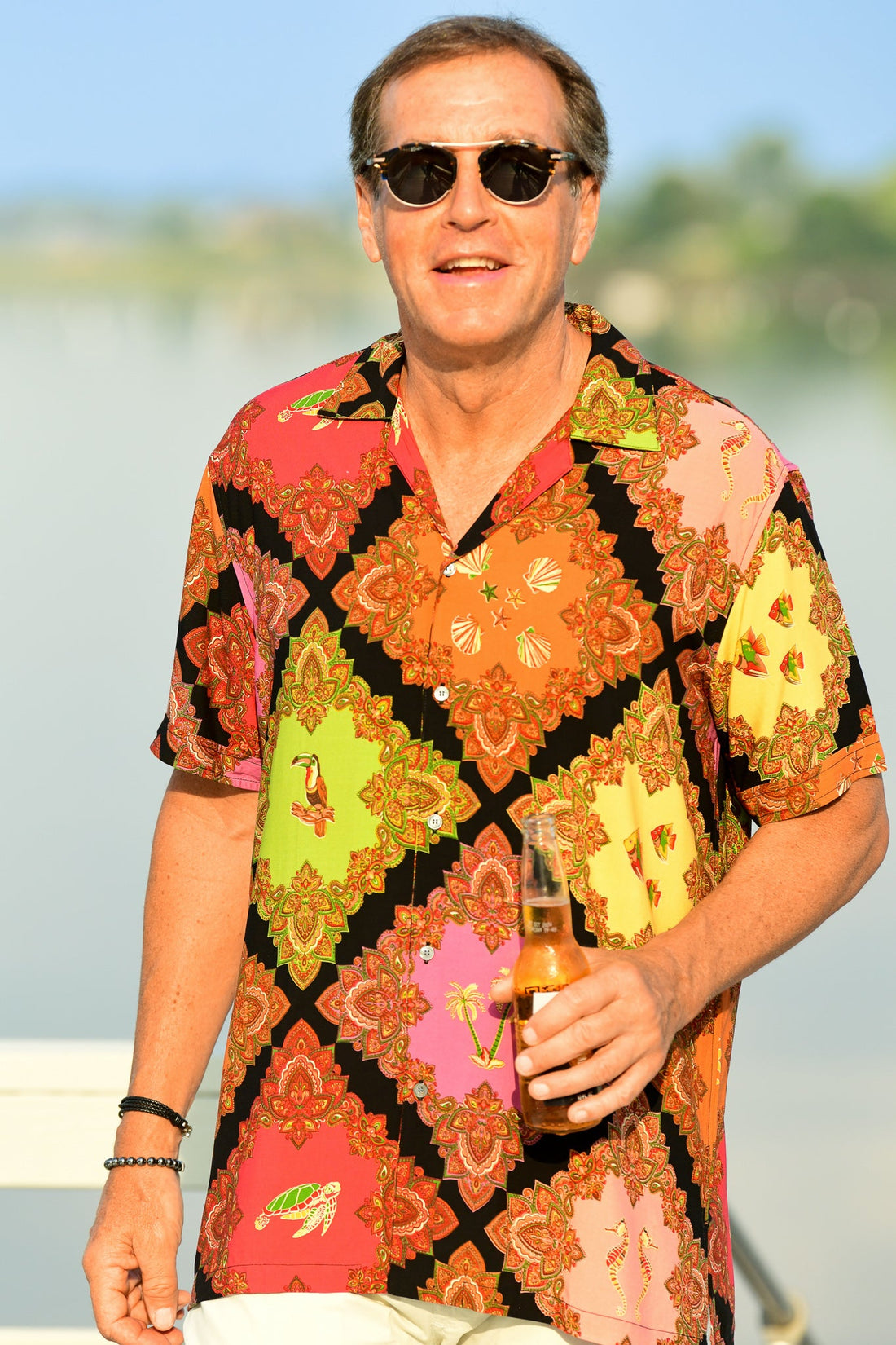 Men's Panama Shirt / Terra Cotta Sol