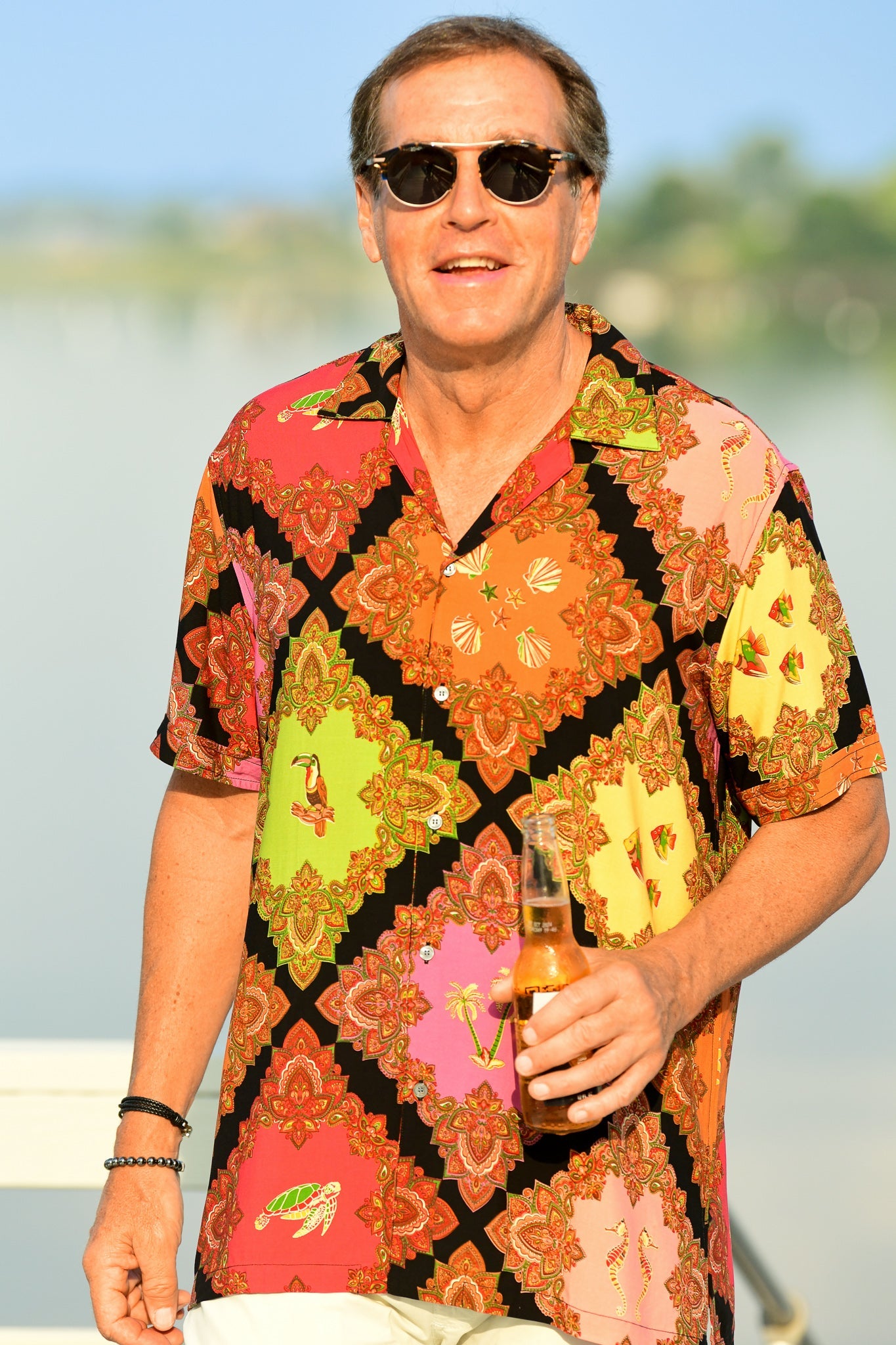 Men's Panama Shirt / Terra Cotta Sol