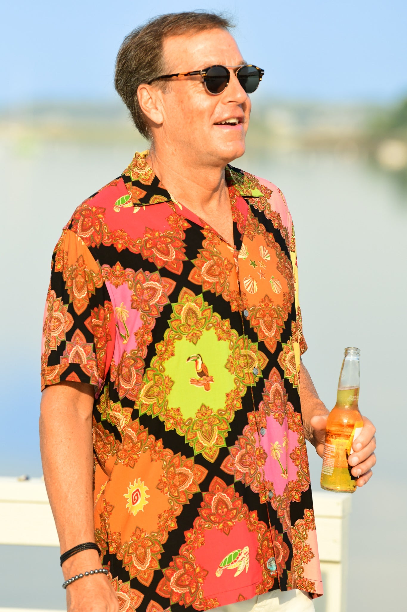 Men's Panama Shirt / Terra Cotta Sol