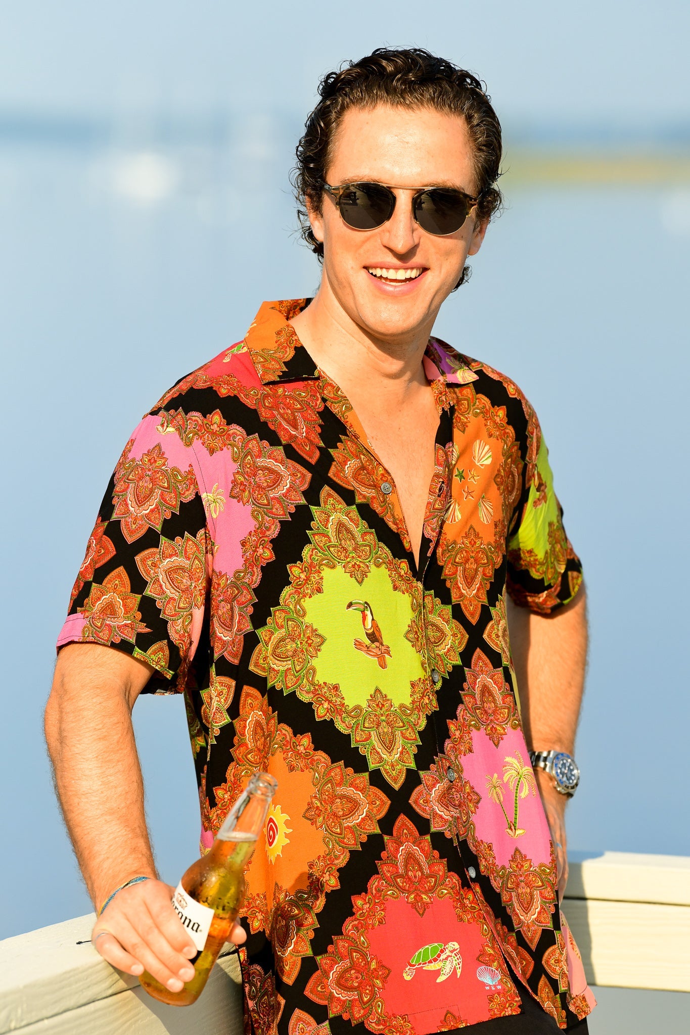 Men's Panama Shirt / Terra Cotta Sol