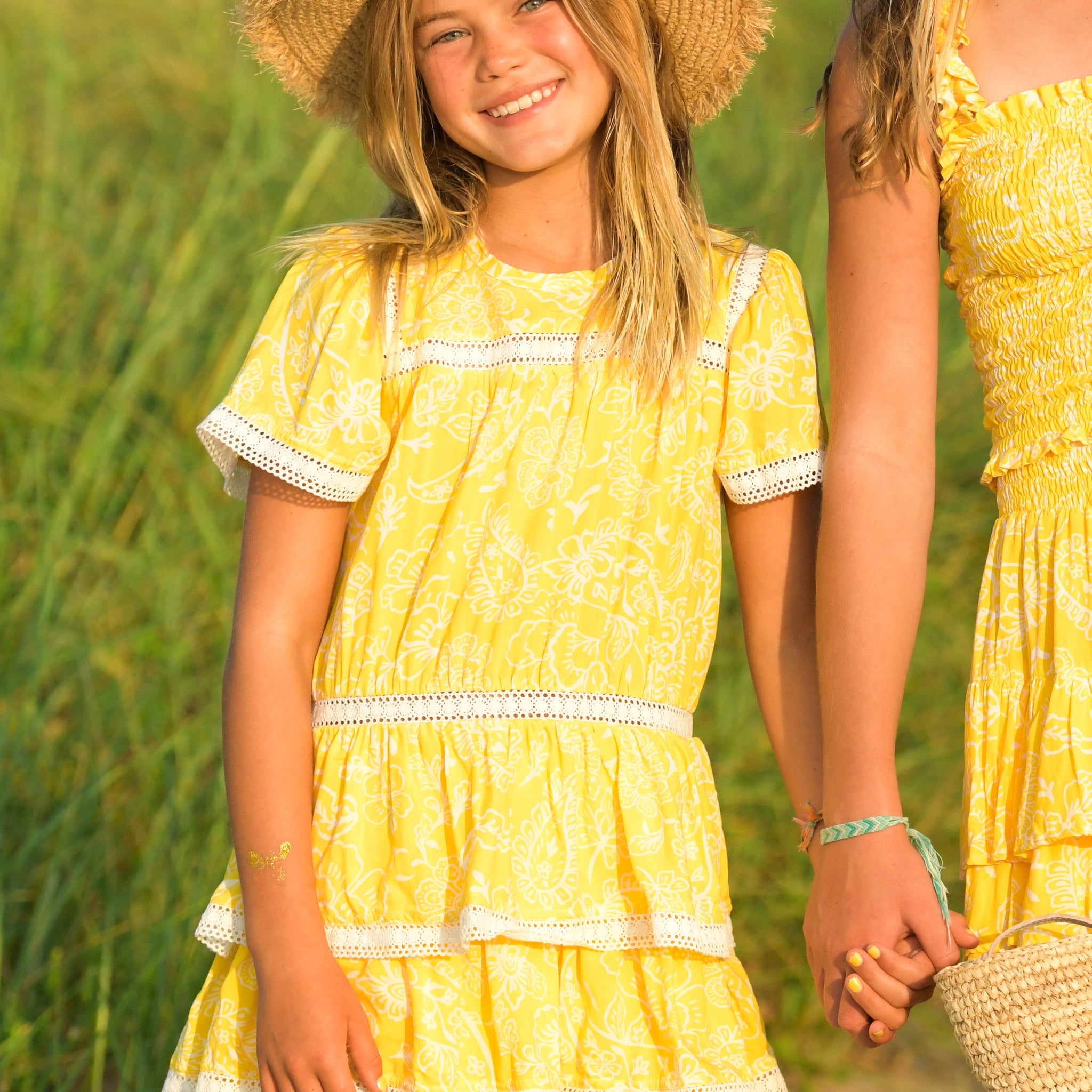 Girl's Hannah Dress / Sunshine