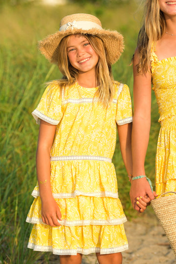 Girl's Hannah Dress / Sunshine