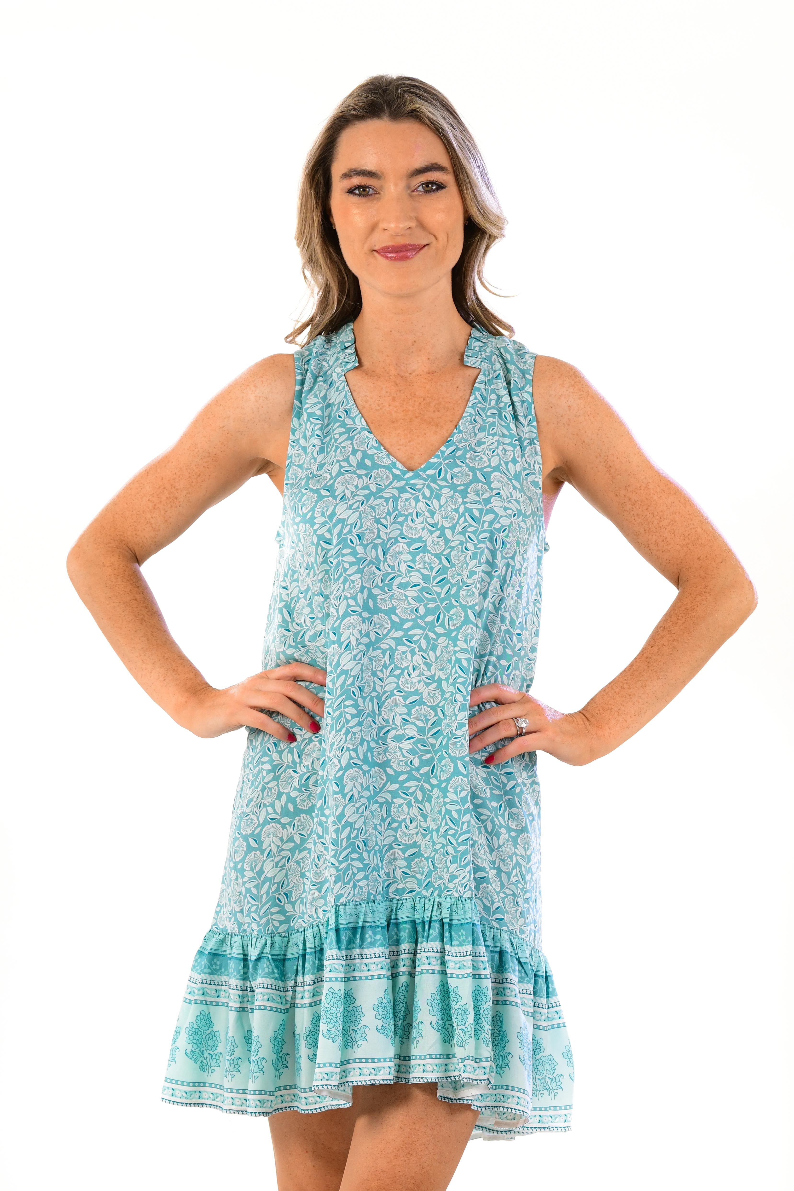 Callie Dress / Seafoam