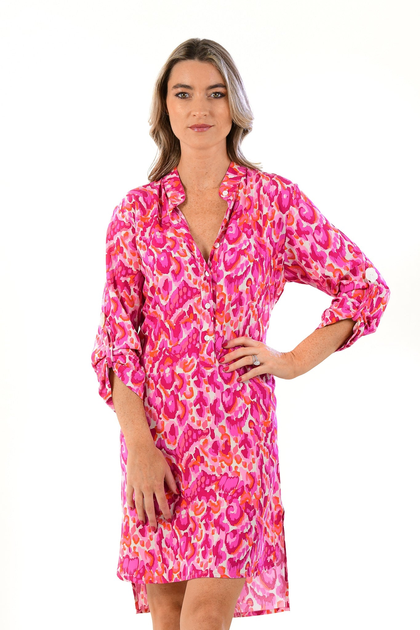 Day Tripper Dress / Magenta