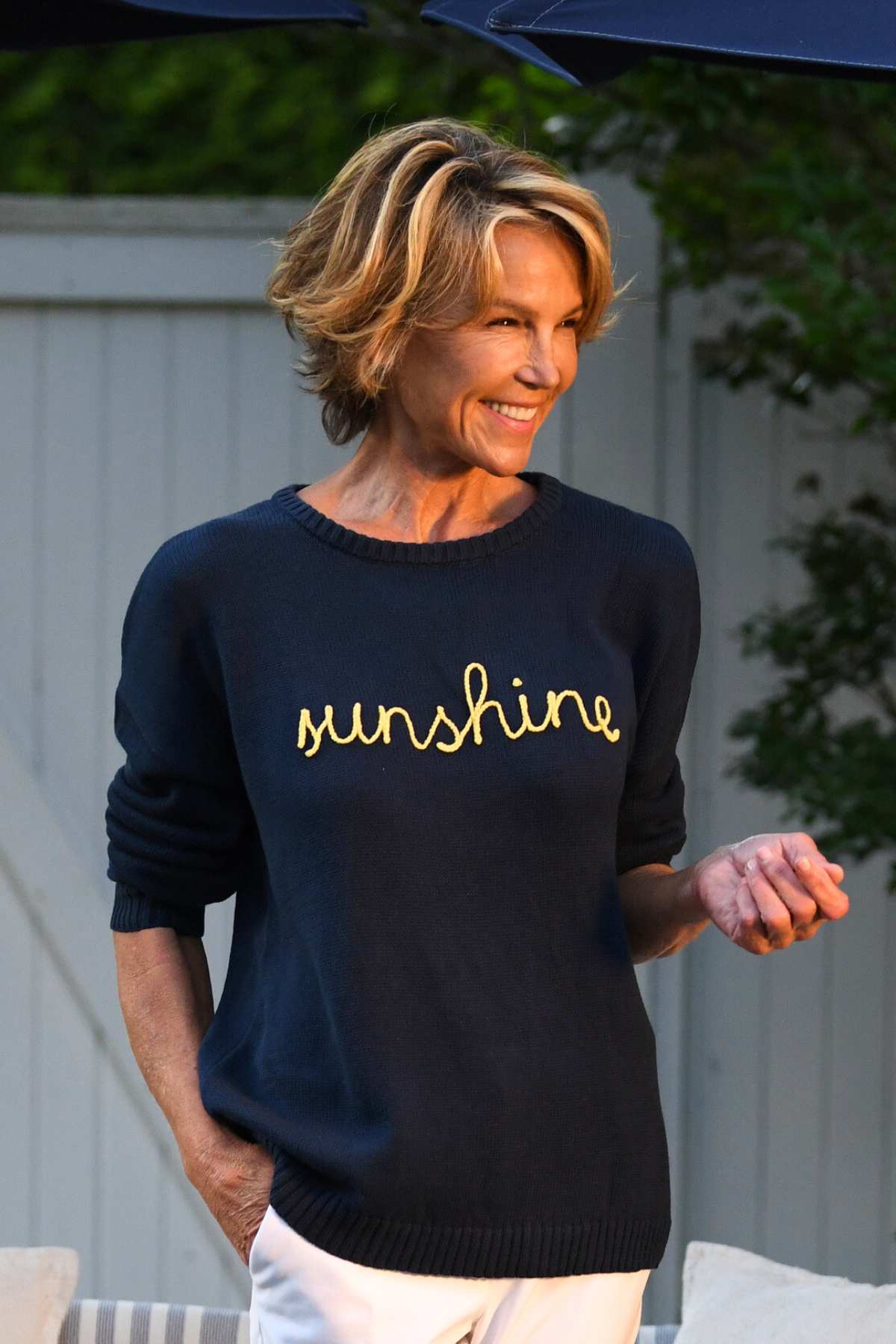 Sunshine Sweater / Navy Yellow