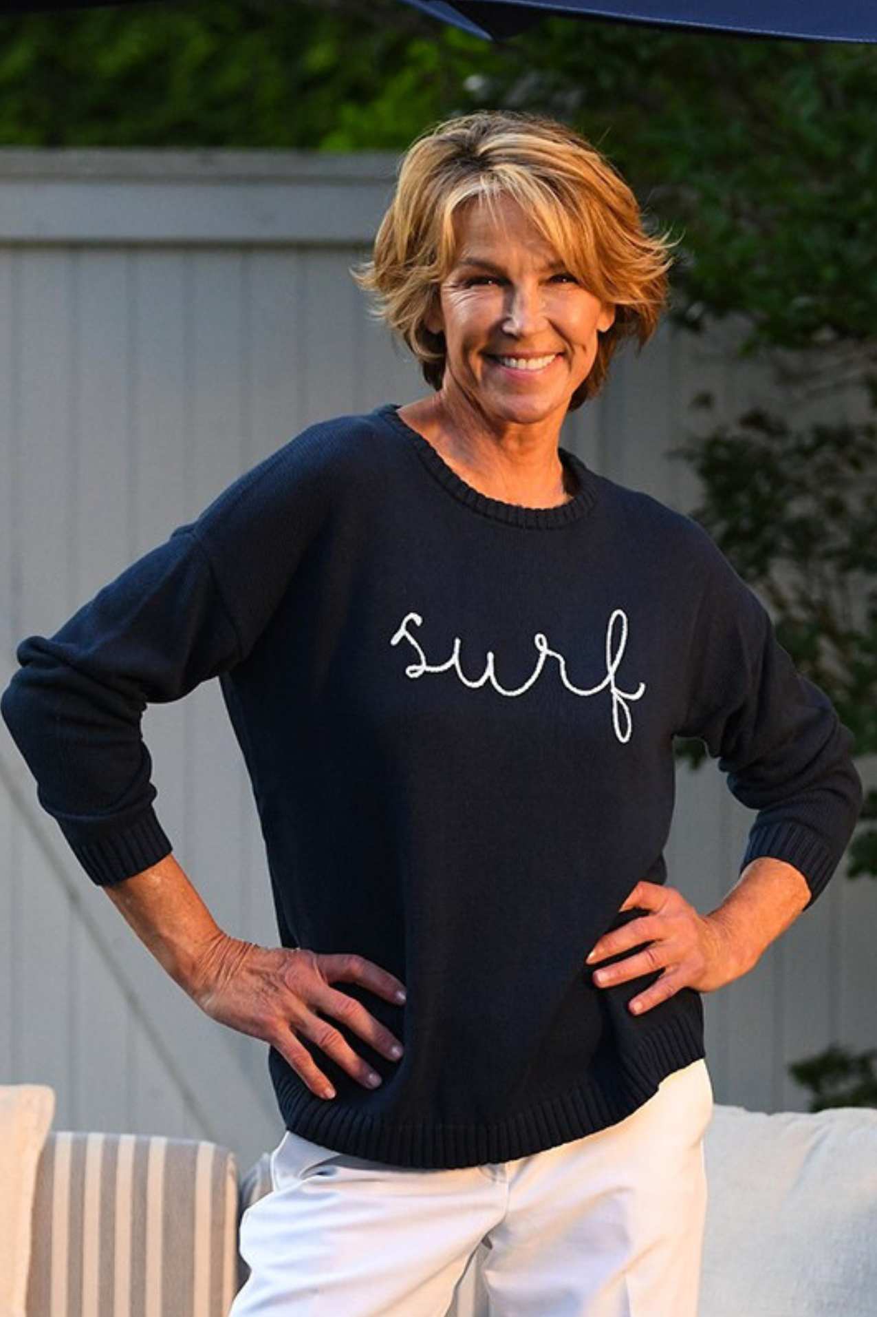 Surf Sweater / Navy Periwinkle