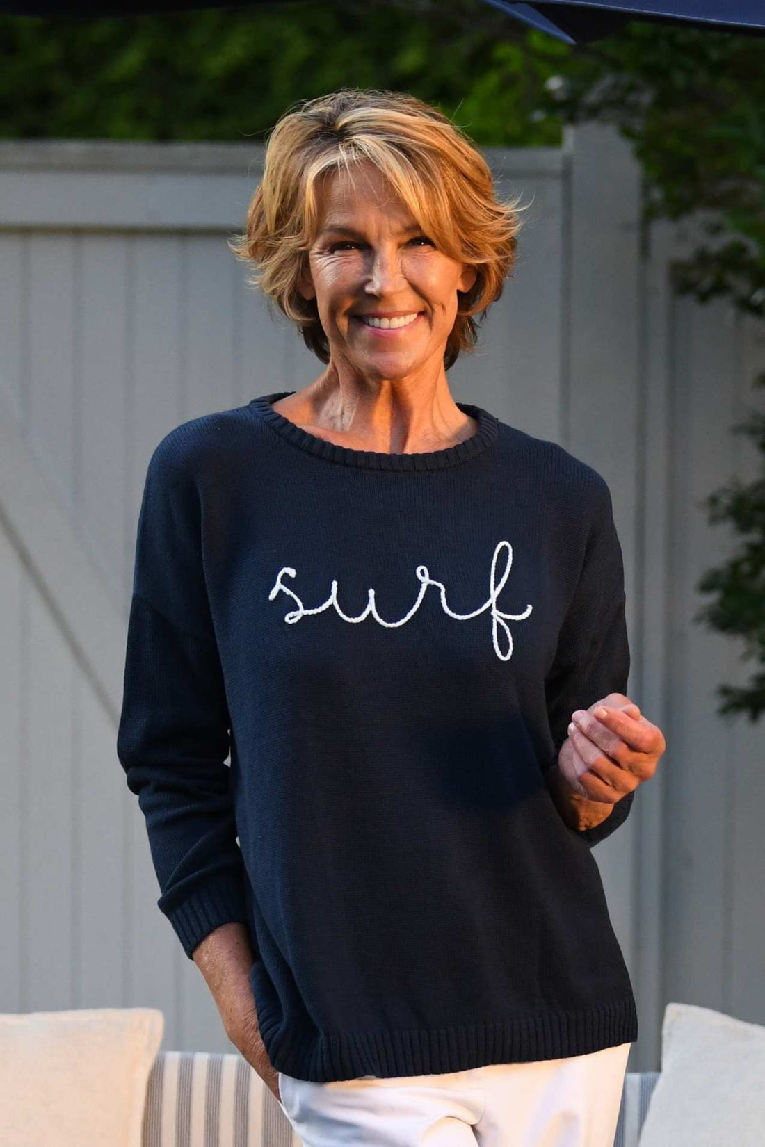 Surf Sweater / Navy Periwinkle