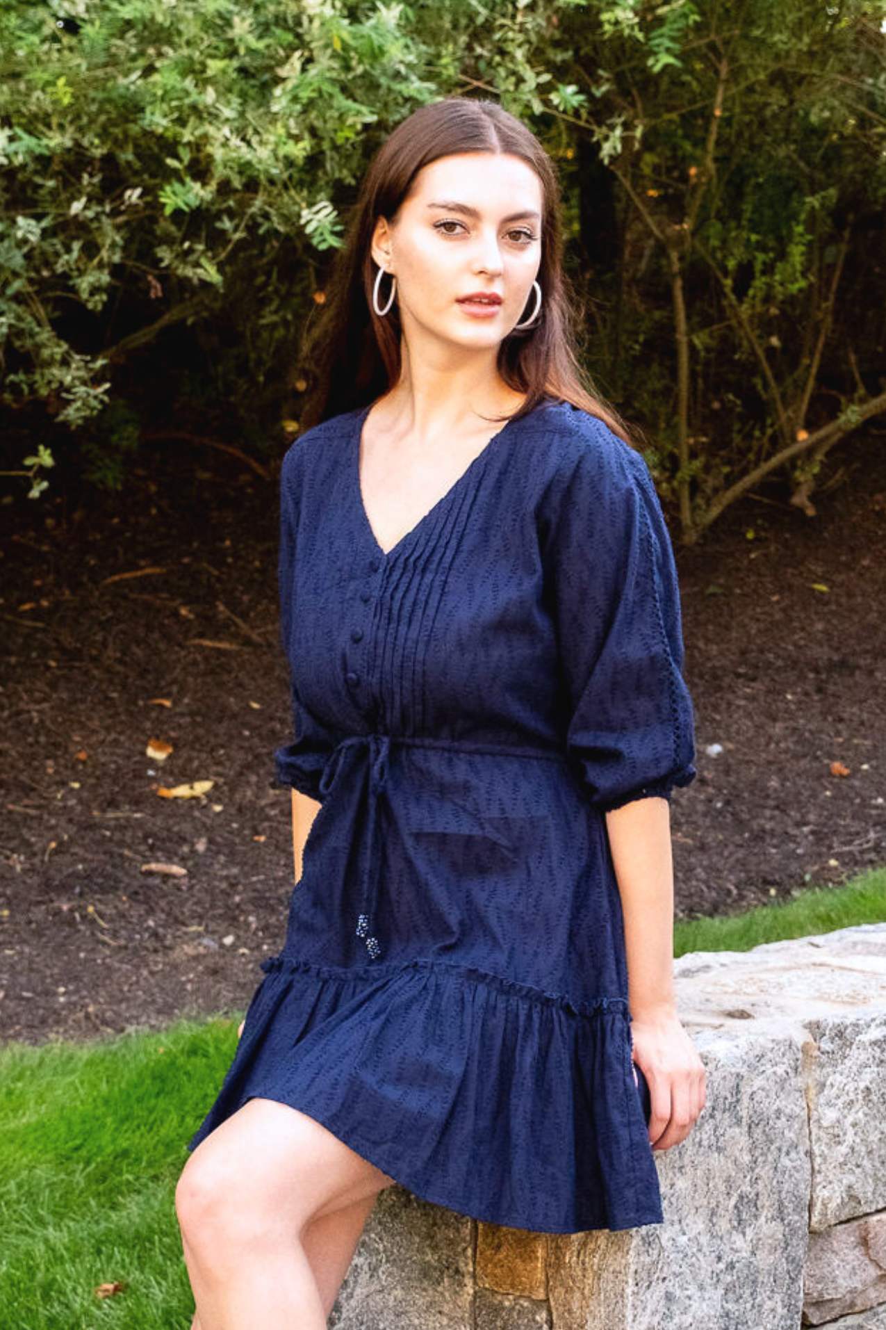 Carrie Dress Short / Navy