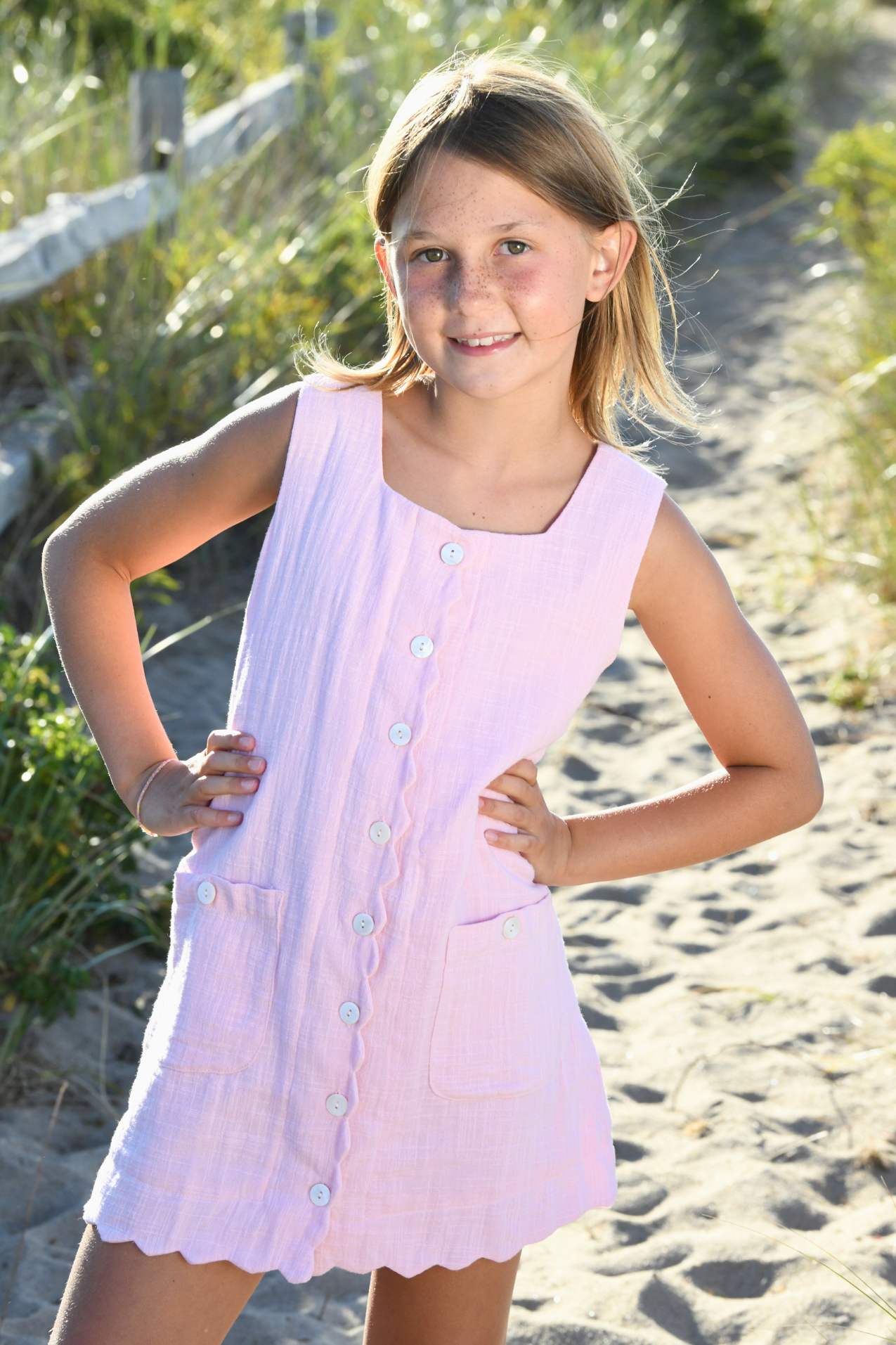 Girl's Sophie Dress / Pink
