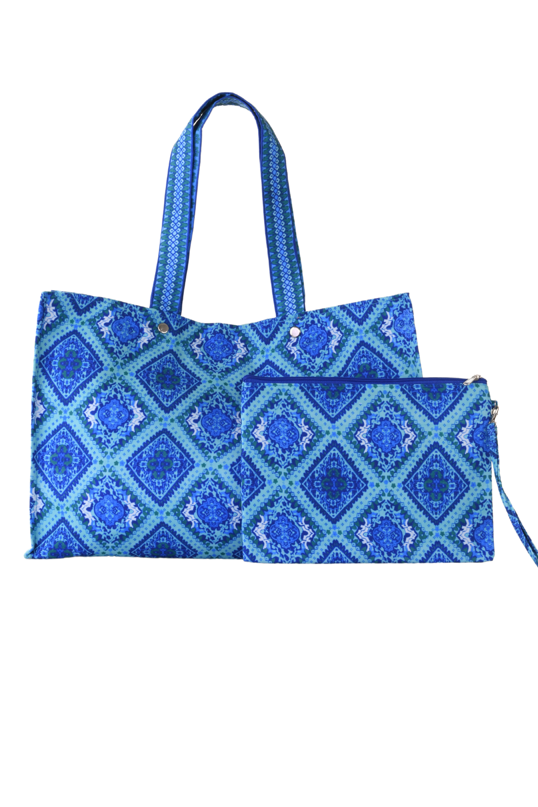 Weekender Tote / Aqua Diamond