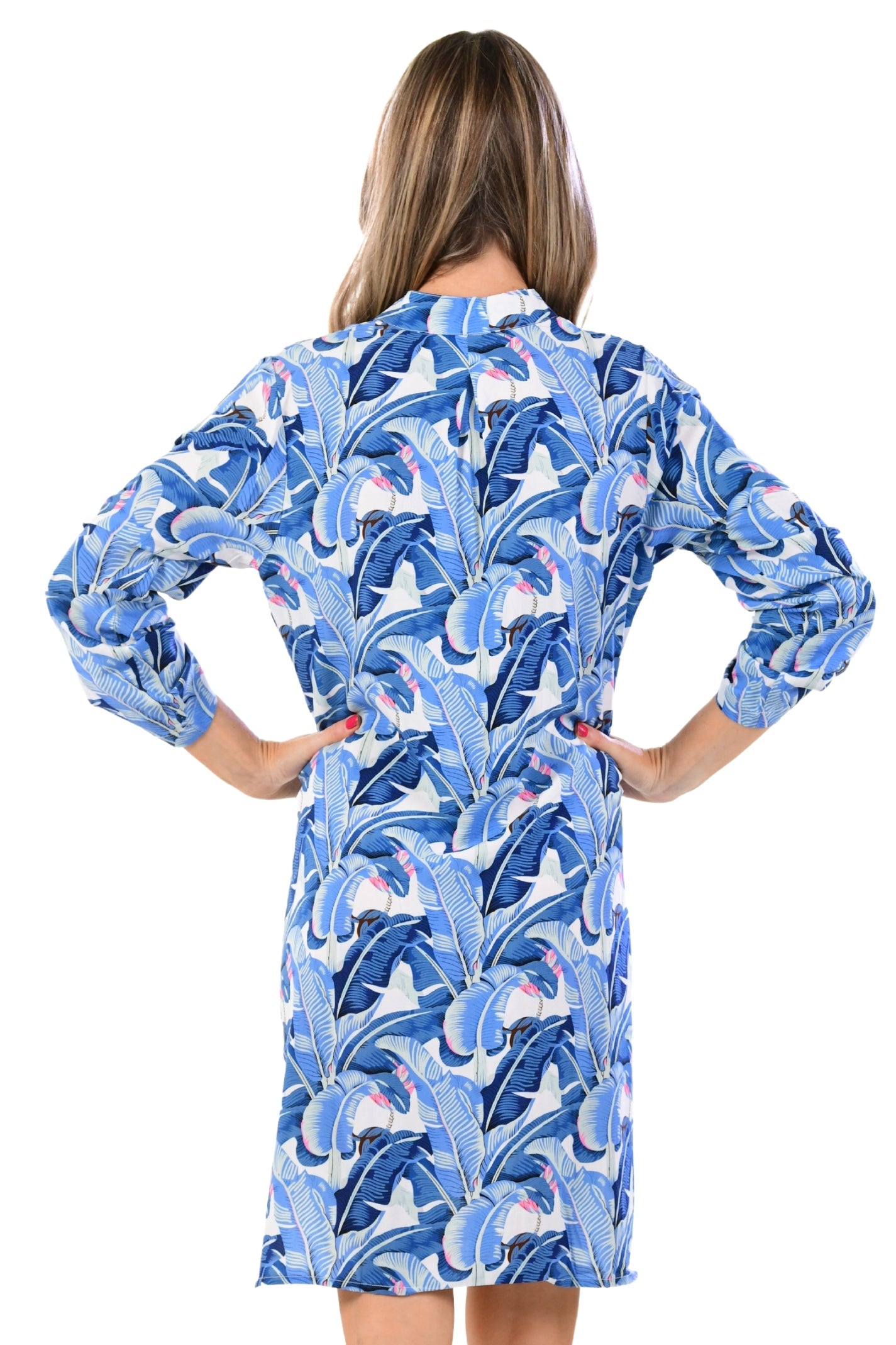 Day Tripper Dress / Cobalt Tropical