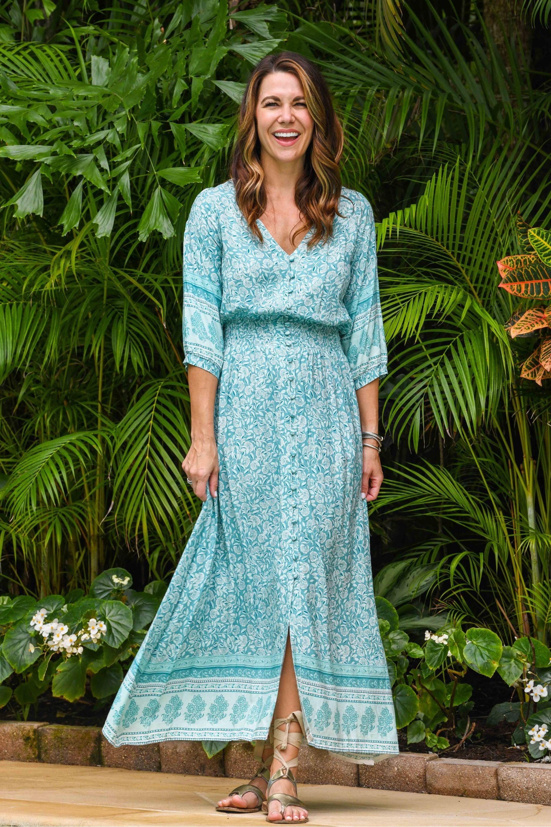 Kelsey Dress / Seafoam