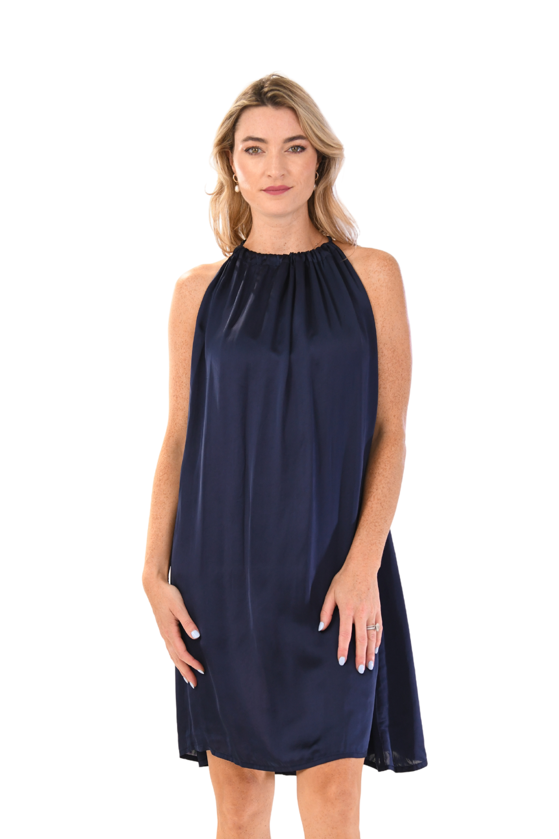 Elizabeth Dress Short / Sapphire