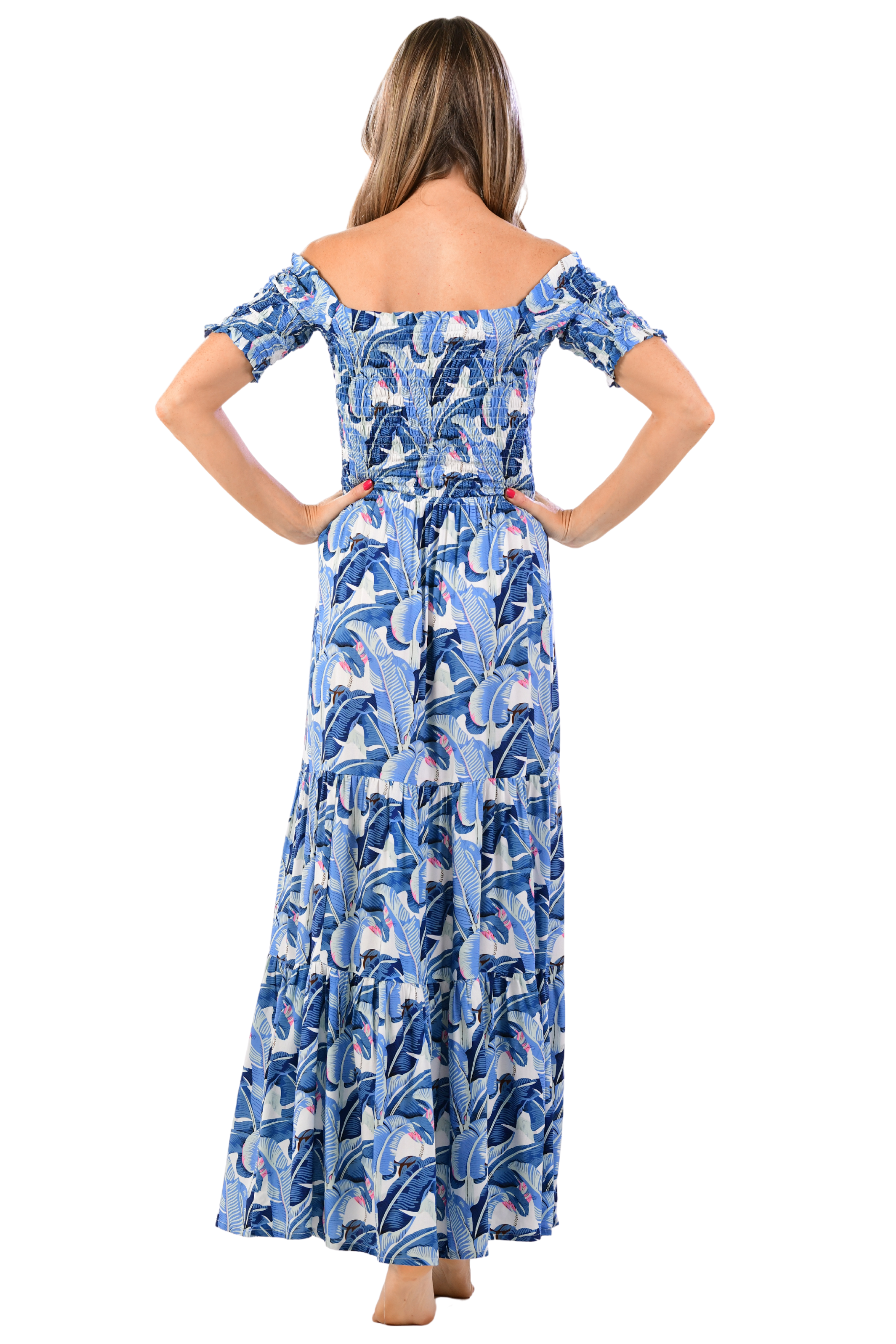 Mystique Dress / Cobalt Tropical