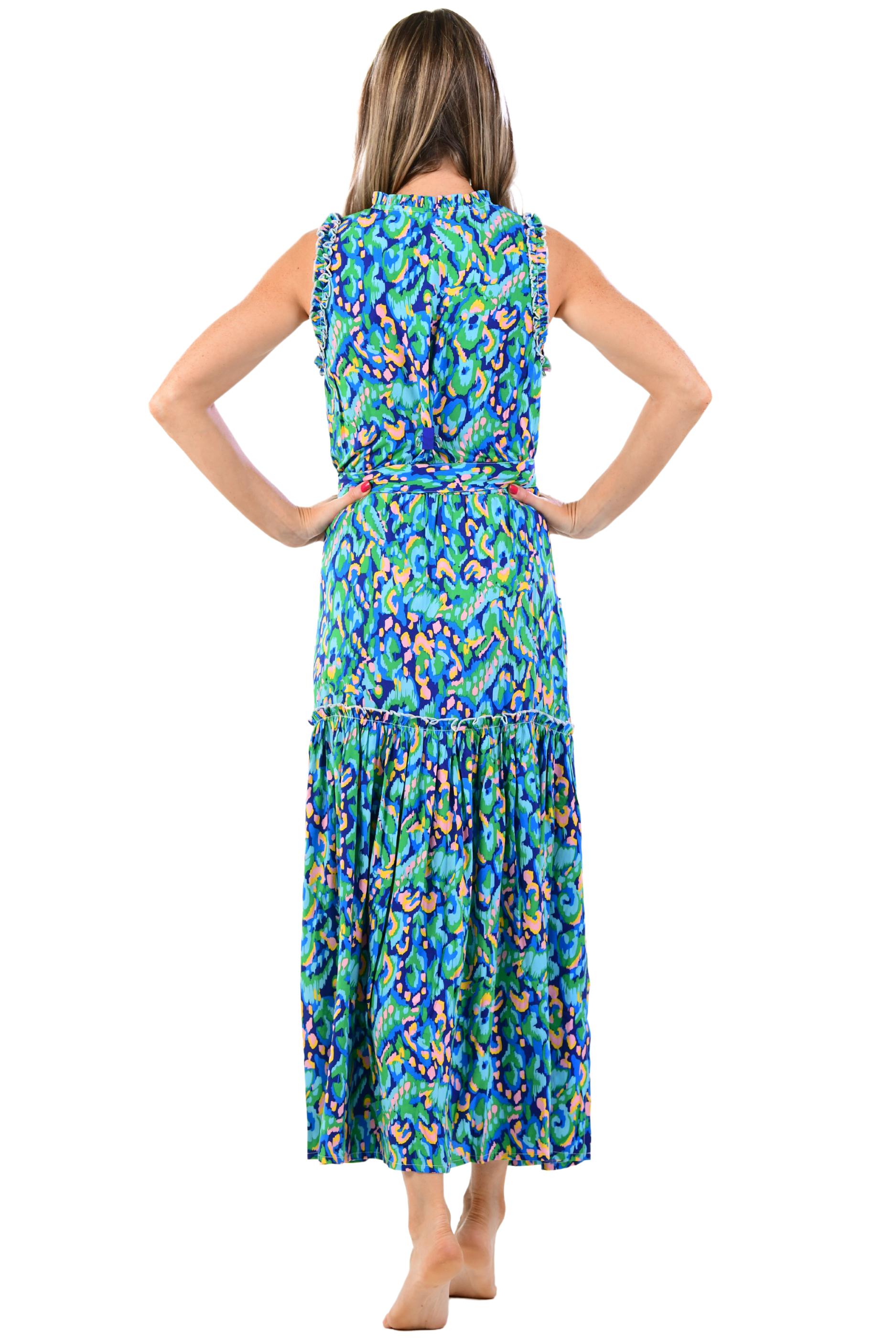 Alexis Dress / Green Multi