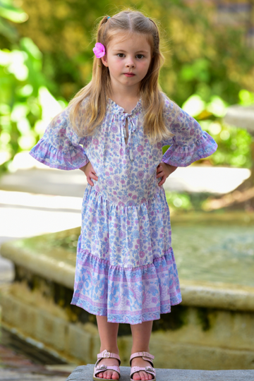 Girl's Ayanna Dress / Mist