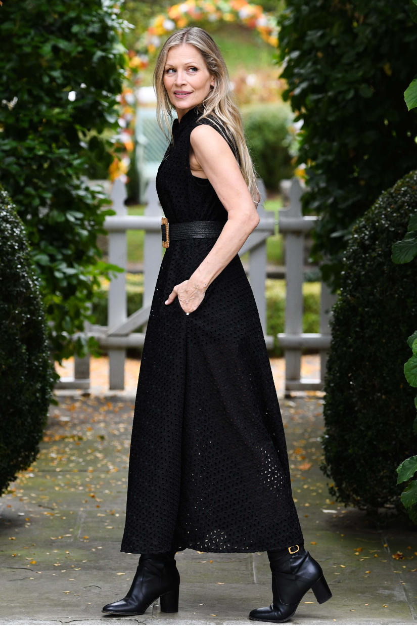 Whitney Dress / Black Eyelet