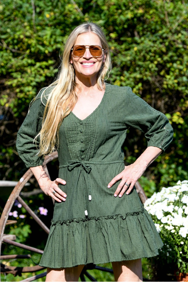 Carrie Dress Short / Sage