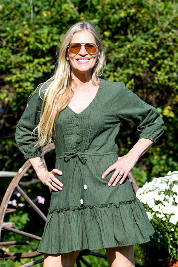 Carrie Dress Short / Sage