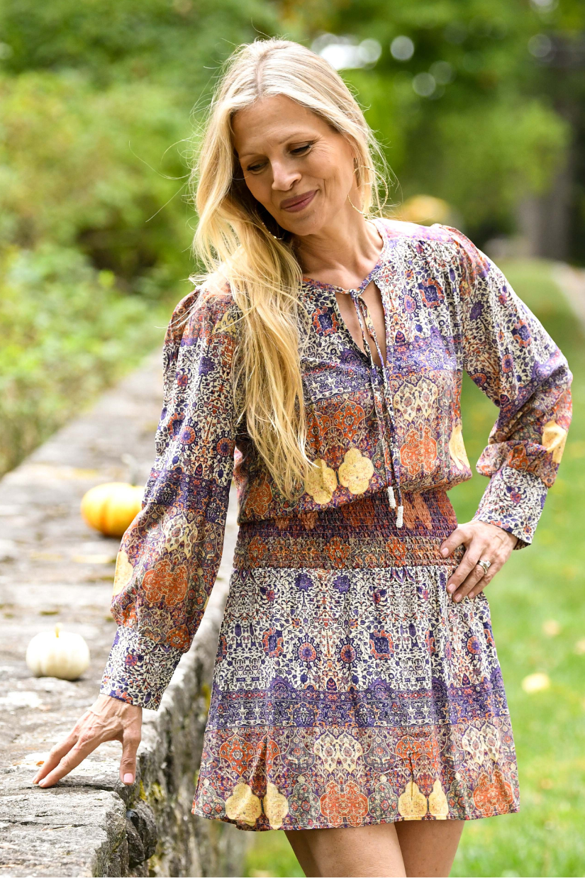 Ginny Dress / Stained Glass Plum