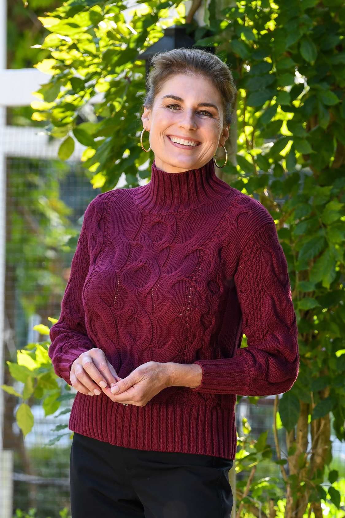 Casey Sweater / Burgundy