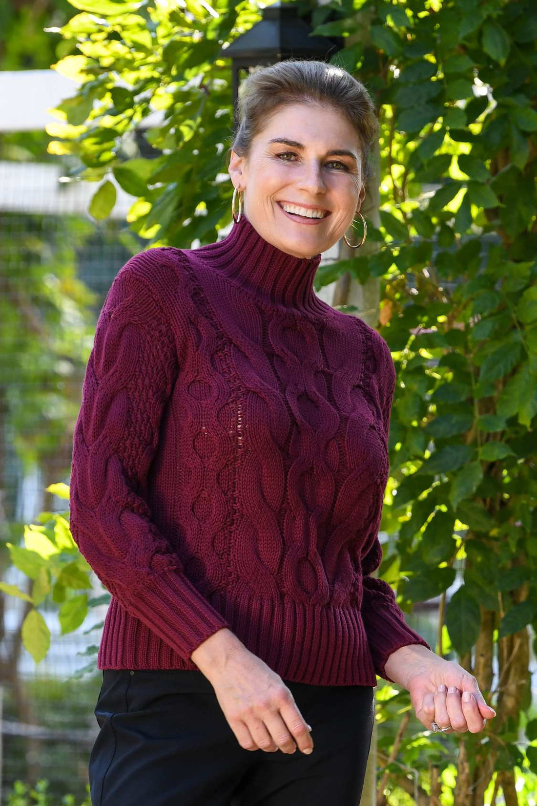 Casey Sweater / Burgundy