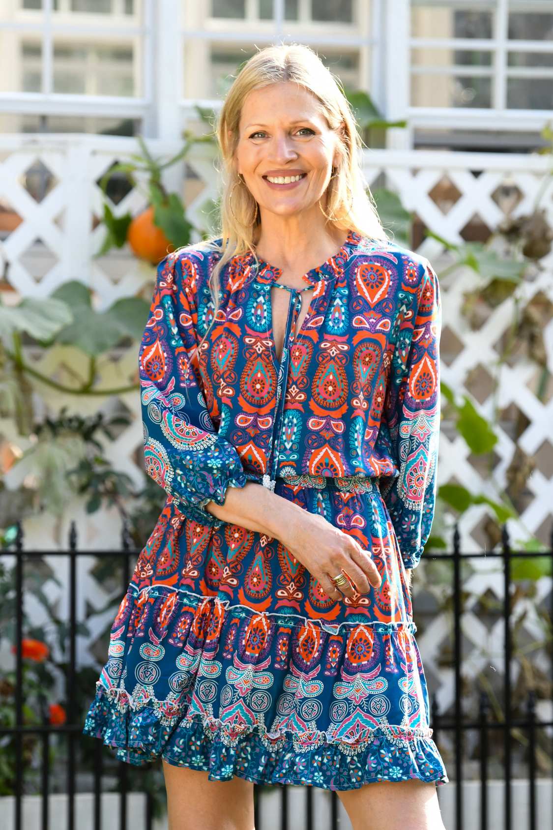 Ibiza Dress / Orange Teal