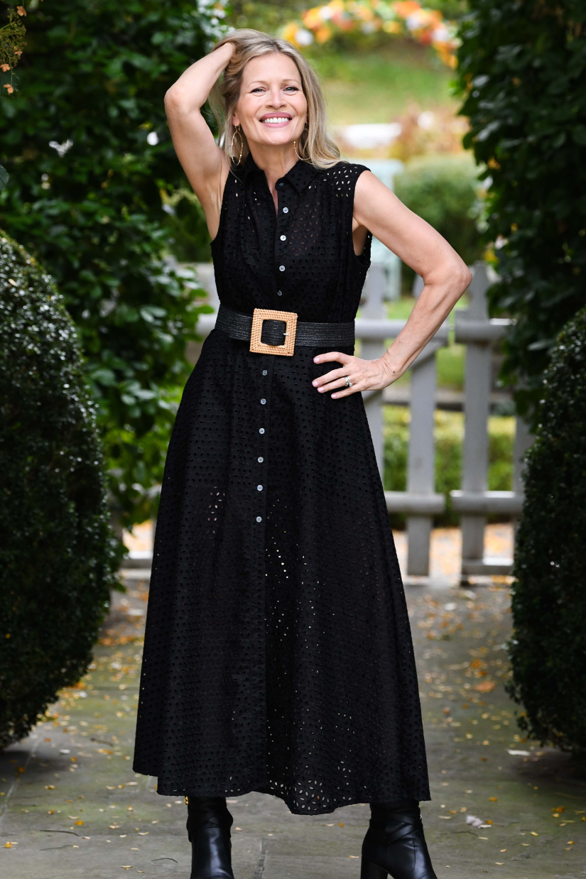 Whitney Dress / Black Eyelet