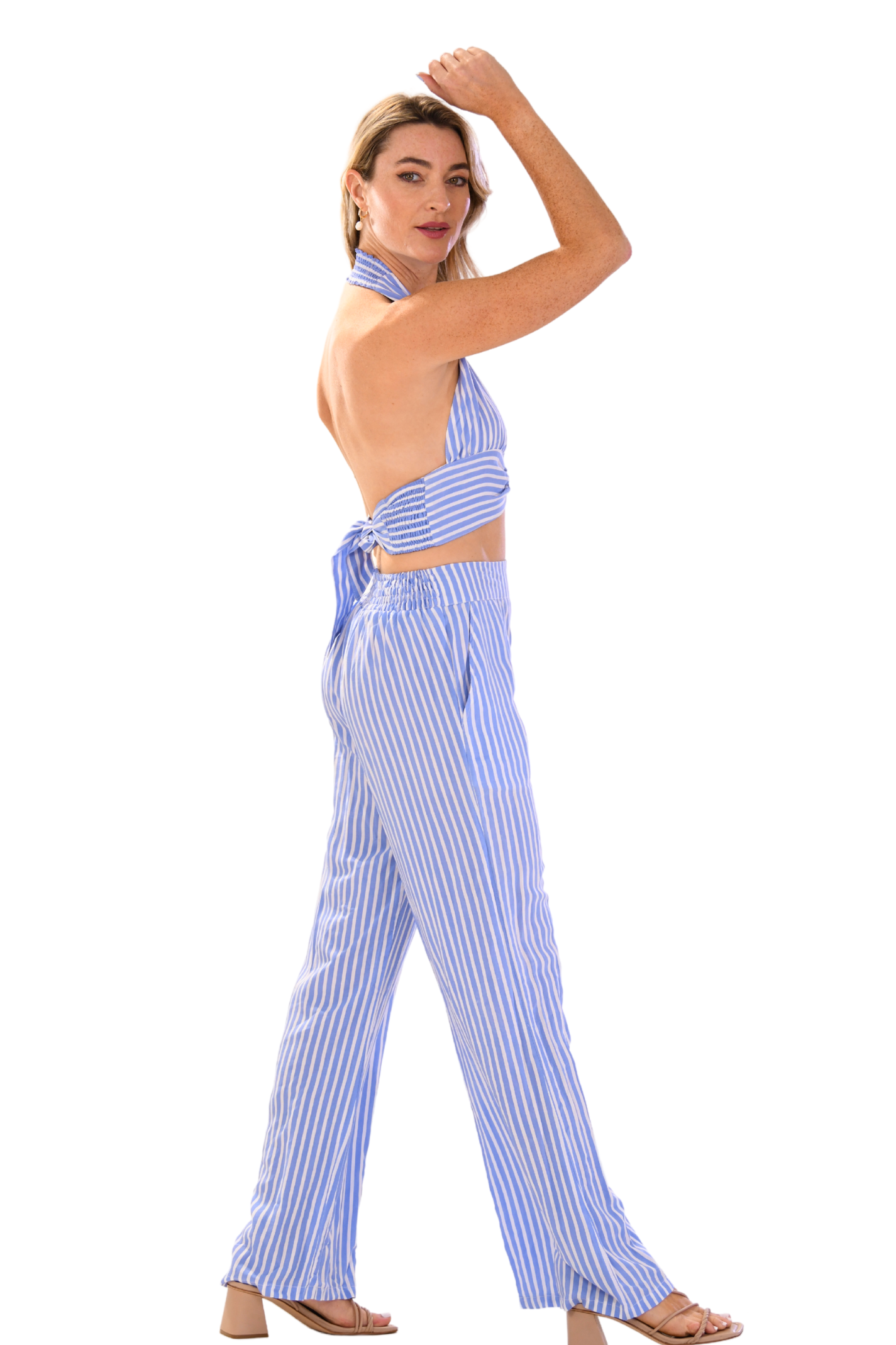 Newport Pants / Blue Stripe