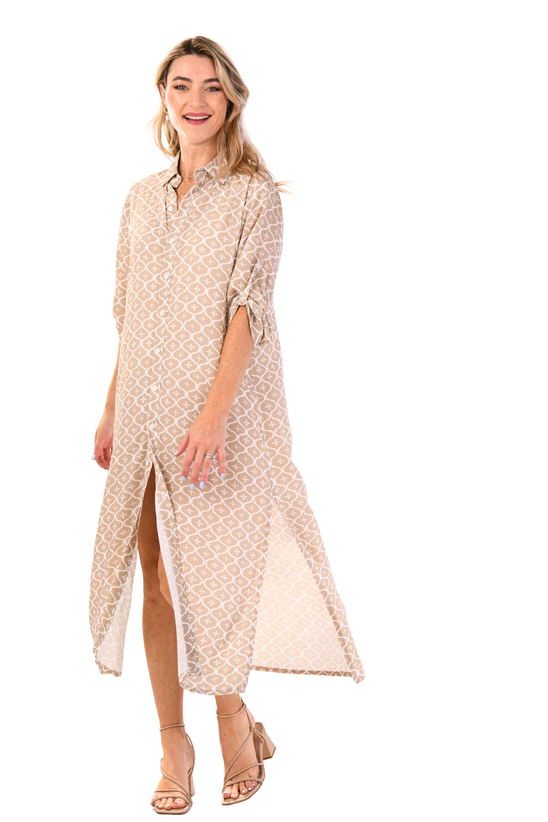 Tulum Dress / Mocha Chainlink