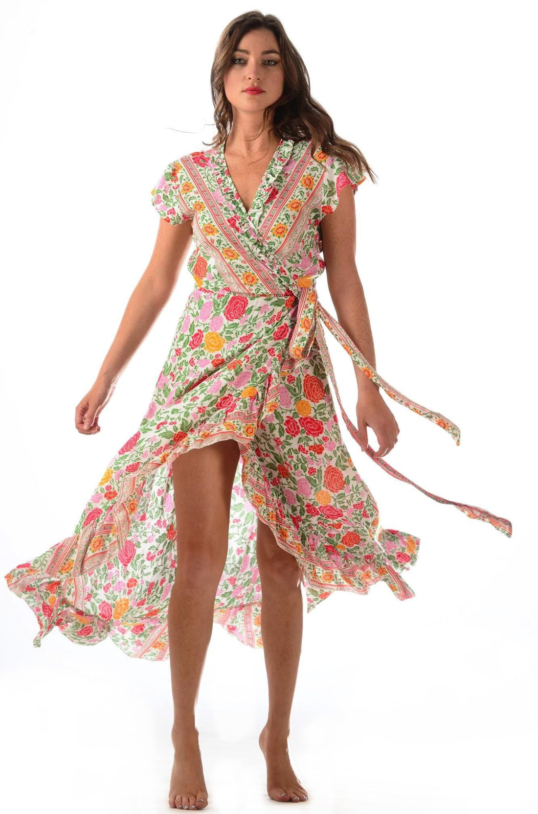 Voyager Dress / White Rose