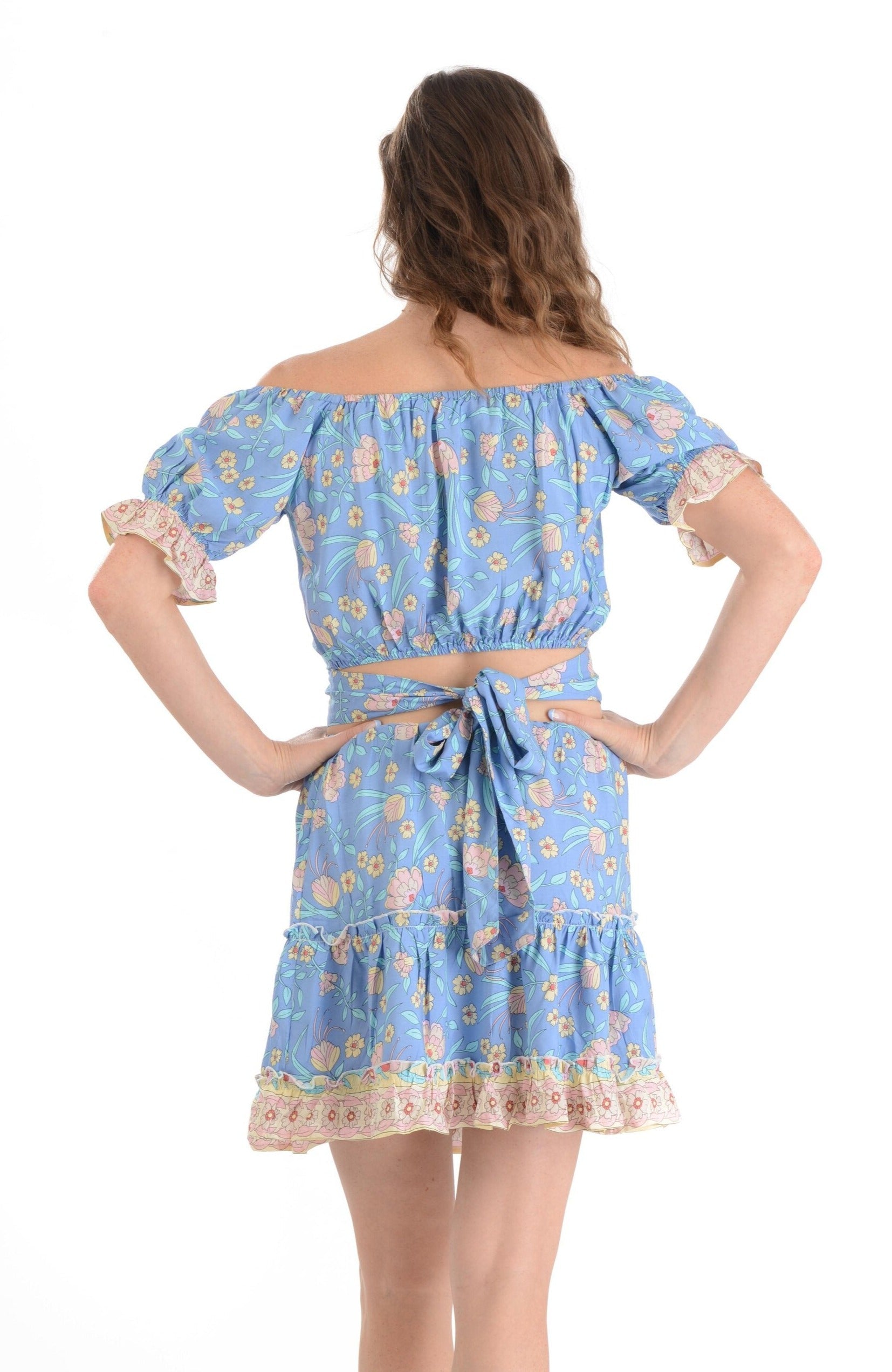 Provence Skirt / Sky Blue