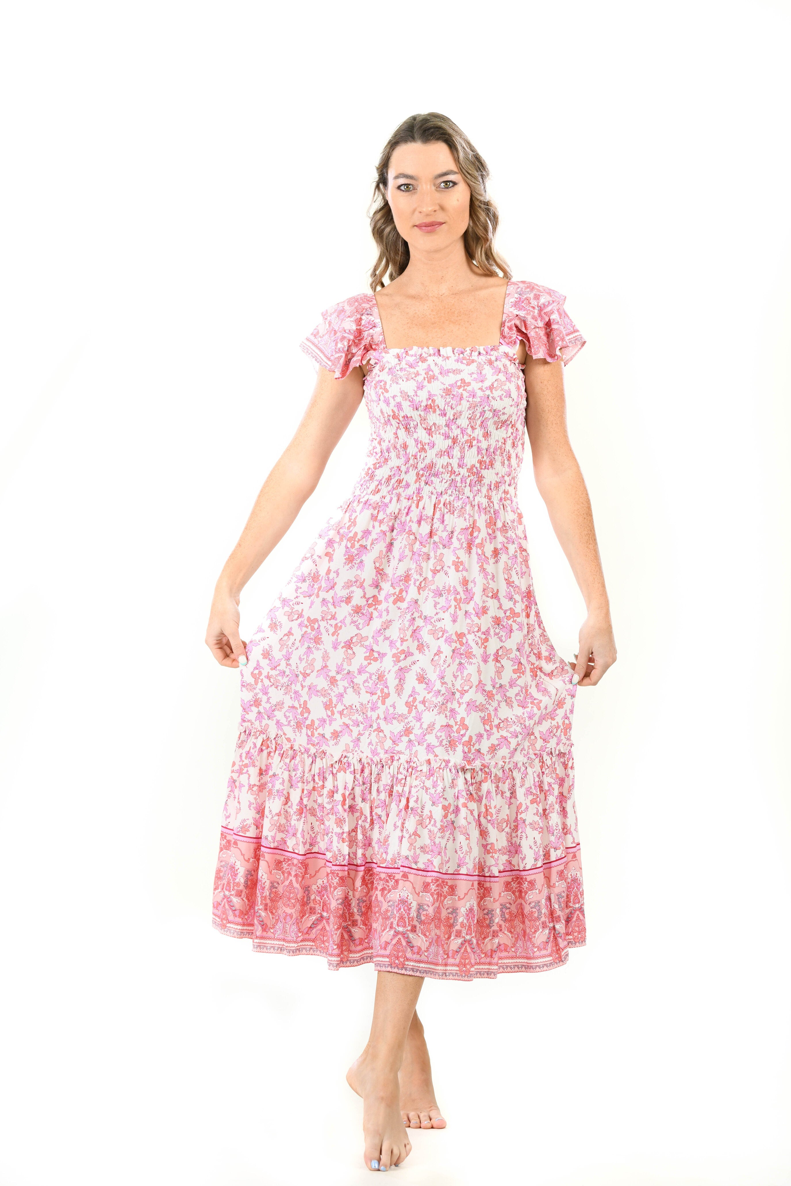 Matilda Dress / Rouge Floral