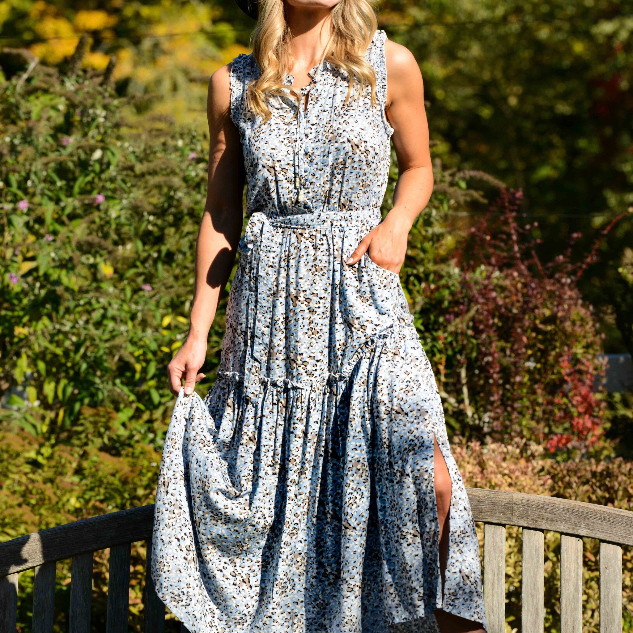 Alexis Dress / Snow Leopard