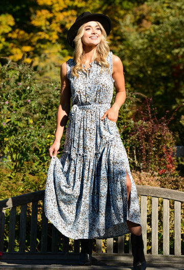 Alexis Dress / Snow Leopard