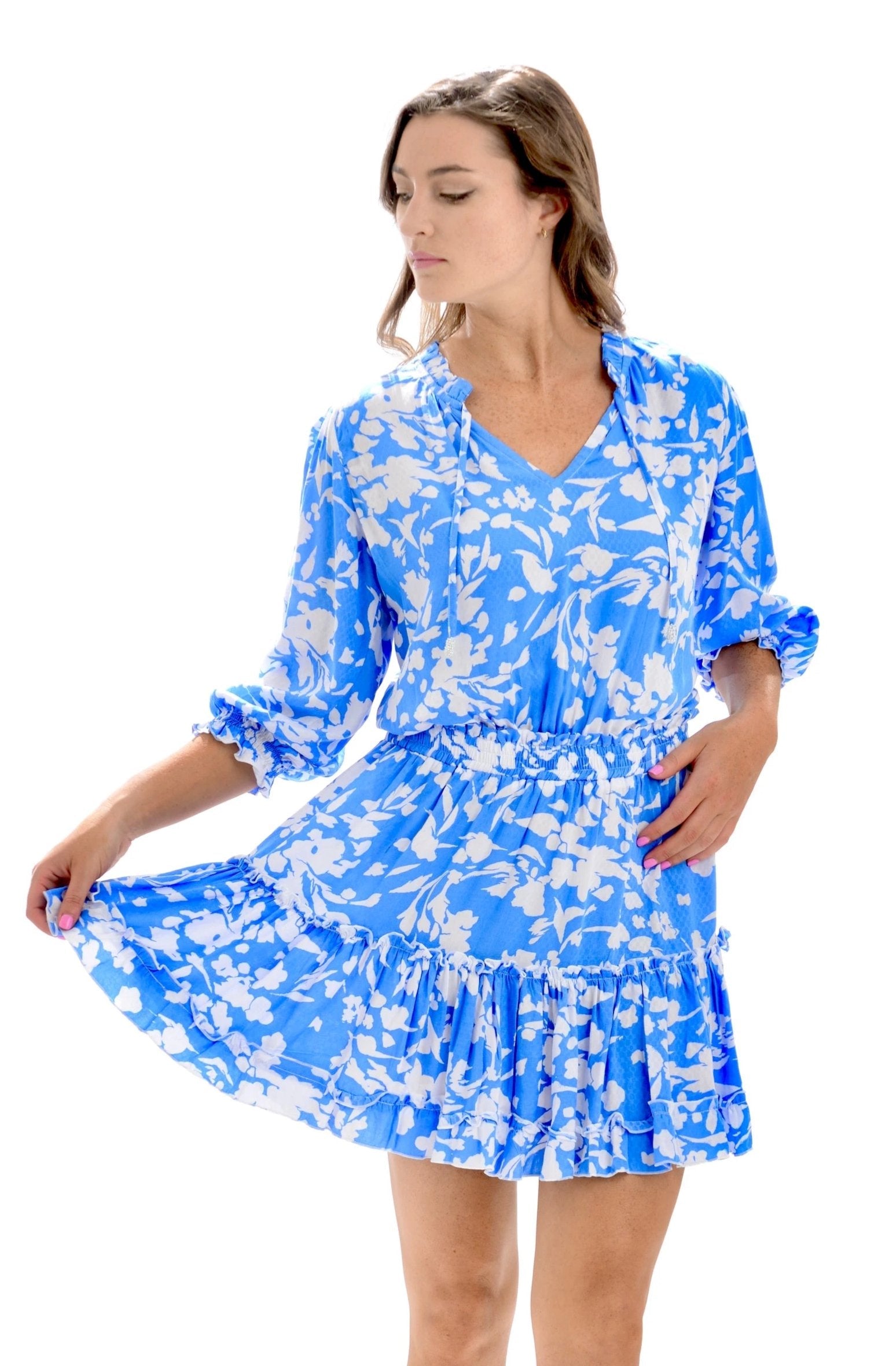 Ibiza Dress / Cornflower Blue