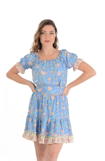 Provence Skirt / Sky Blue