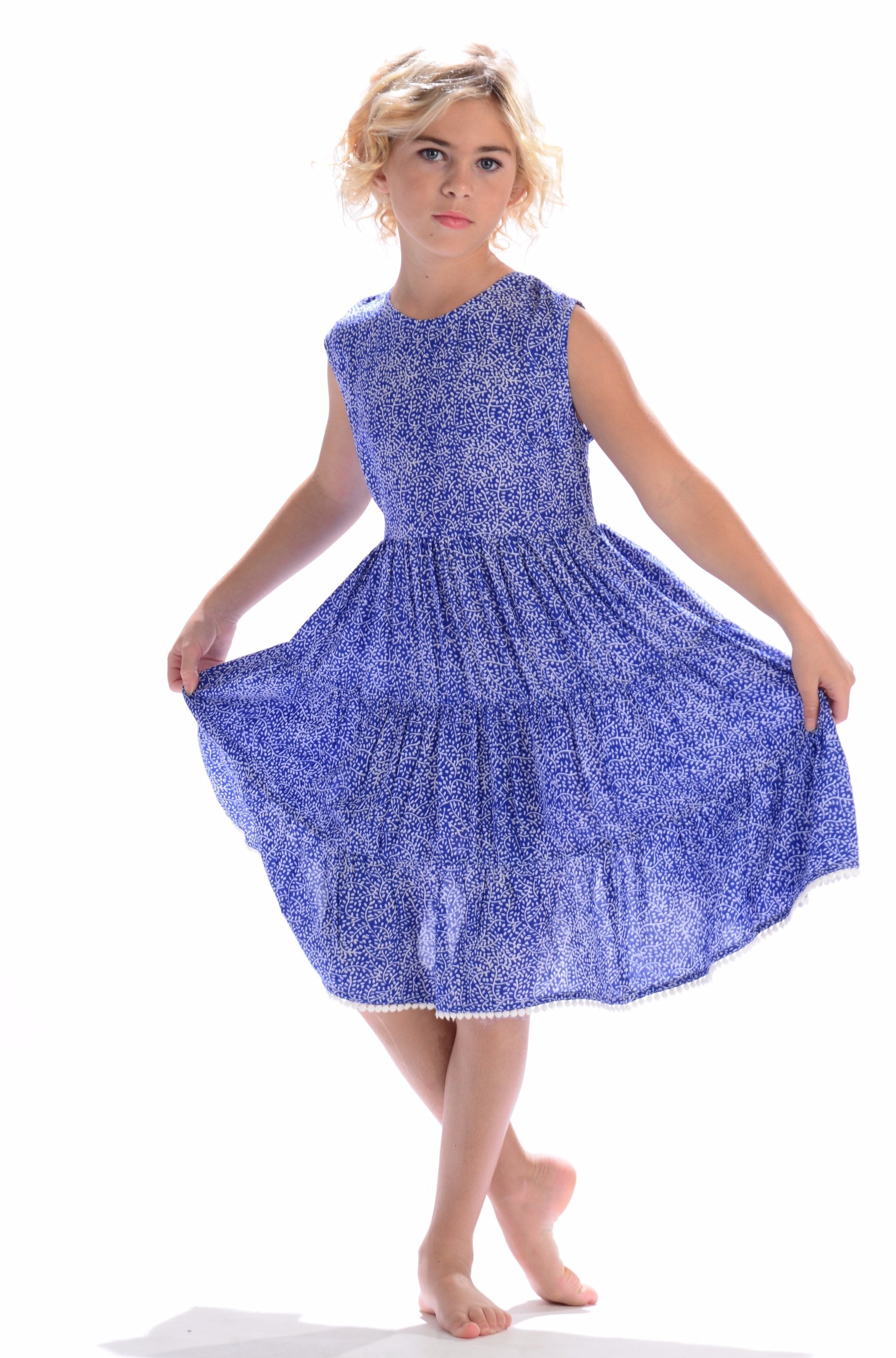 Girls Bella Dress / Royal