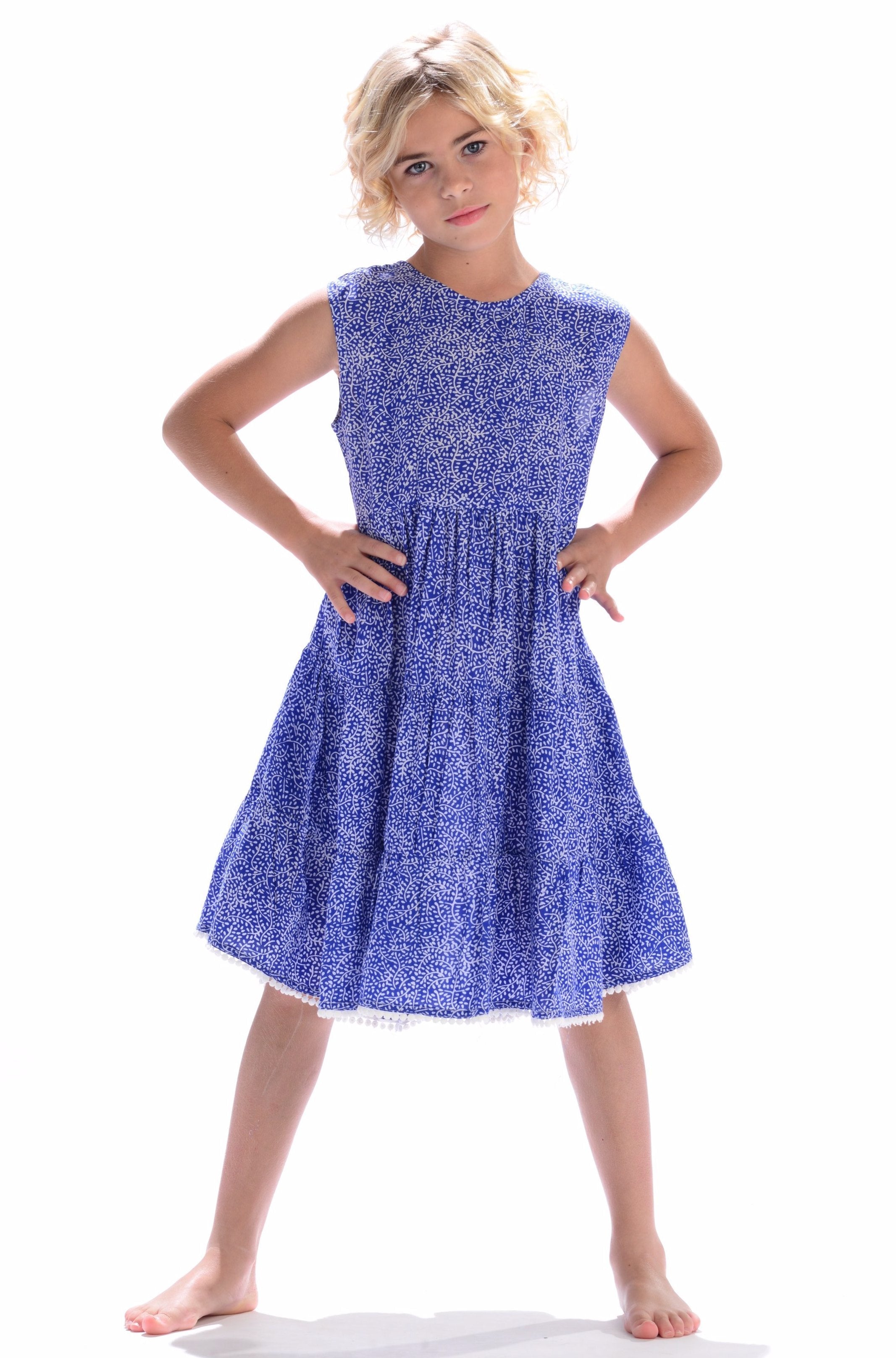 Girls Bella Dress / Royal