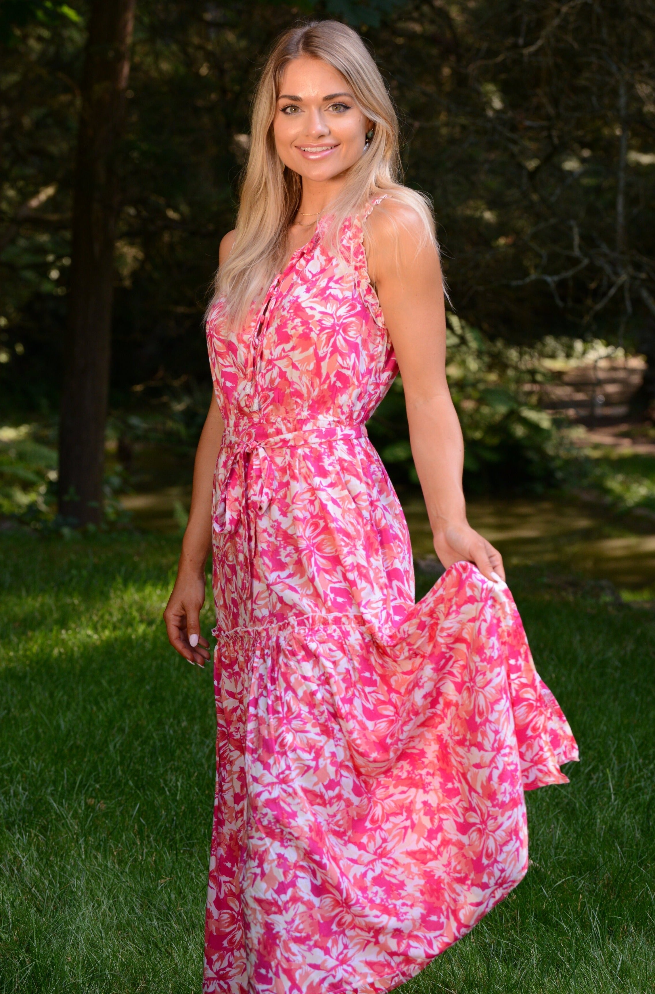 Alexis Dress / Fuchsia